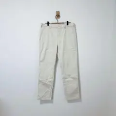 ユニクロ　UNIQLO スリムフィットチノ　パンツ　ウエスト85 アイボリー