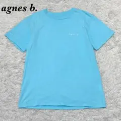 agnes b. 半袖Tシャツ アダムエロペ コラボ M 水色