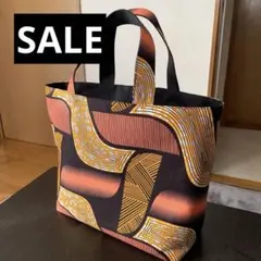 アフリカン91　トートバッグ大　帆布