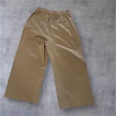 GLOBAL WORK ベージュ ワイドパンツ ボトムスMレディース