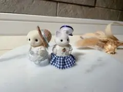 【ペアセット】シルバニアファミリー赤ちゃんサイズ＊カーディガンワンピ＆夏ワンピ