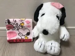 【新品タグ付き】スヌーピーベルぬいぐるみ＋ミニタオル