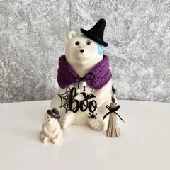 だんしゃりちゅー様専用　しろくま貯金箱　ハロウィン