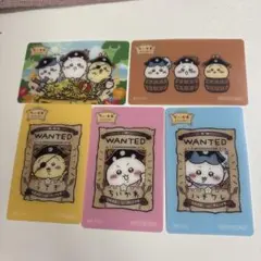 ちいかわ お台場商店 お台場冒険王 アドベンチャー クリアカード ノベルティ5種