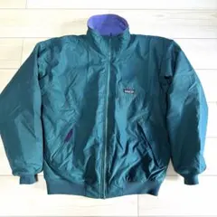 80s 美品　パタゴニア　Patagonia シェルドシンチラ　グリーン　M
