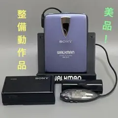 【ジャンク】SONY　WM-F20 カセットプレーヤー　ウォークマン　ブルー ジャンク】SONY WM-F20 カセットプレーヤー ウォークマン ブルー