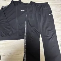 Kappa ブラック ジャージ上下セット