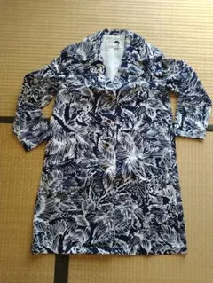 美品】GDC 花柄トレンチコート XL ネイビー系 windandsea - メルカリ