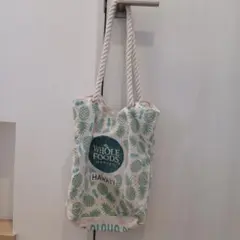 Whole Foods パイナップル柄 エコバッグ