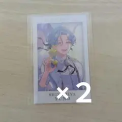篠宮ゆの すぷれあ チェキ風カード　2枚