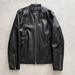 BEAMS HEART シングルライダース レザージャケット XL J58 BEAMS HEART（ビームスハート）の「レザー ブルゾン（S～XL