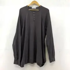 67▢Graphpaper ワッフルL/SヘンリーネックT TS0903-6