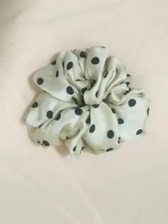 ポルカドット シフォン シュシュ