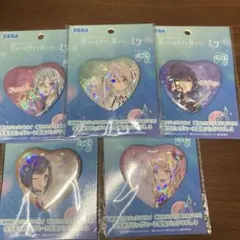 劇場版 プロセカ 缶バッジ 宵崎奏　朝比奈まふゆ　東雲絵名　暁山瑞希