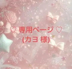 専用ページ (カヨ 様)