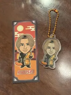 海沼流星　千社札ステッカー・アクリルキーホルダー