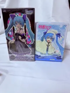 送料無料 匿名配送 レア品 2016年の初音ミクフィギュア 2セット