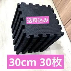 【値下げOK】ジョイントマット ブラック 30cm 30枚