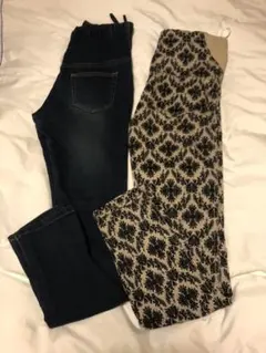 【美品】マタニティパンツ　Sサイズ 2本セット