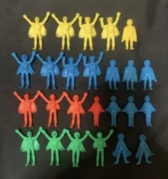 科学忍者隊ガッチャマン　消しゴム　25個　ポピー　当時物　キン消し　昭和レトロのサムネイル