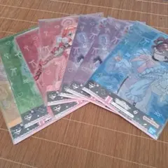 アニメキャラクタークリアファイル7枚セット