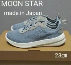 新品13200円☆MOON STAR ムーンスター スニーカー 水色 23㎝