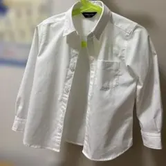 COMME CA ISM 長袖シャツ 110A ホワイト