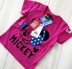 【新品未使用】BABY DOLL ミッキー Tシャツ 100cm ピンク