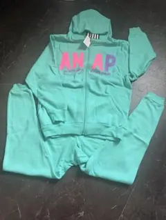 新品タグ付き　ANAP 裏起毛フルジップパーカーセットアップ