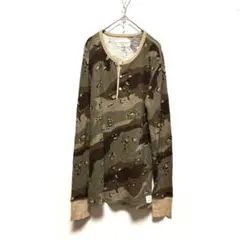 DENIM&SUPPLYラルフローレン 迷彩サーマルヘンリーネックロンTシャツのサムネイル
