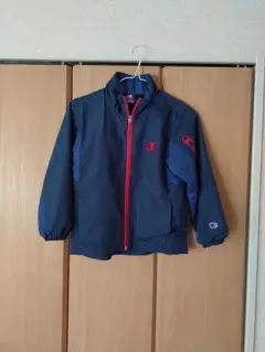Champion ジップアップジャケット ネイビー/レッド