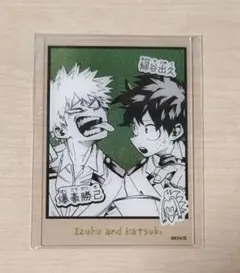 僕のヒーローアカデミア ヒロアカ 箔入りアクリルカード 爆豪勝己 緑谷出久