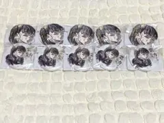 鬼滅の刃 WEBSHOP くじ エンドロール 栗花落カナヲ 缶バッジ