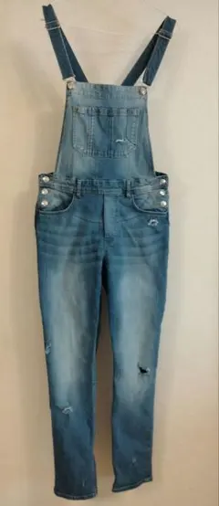 ■H&M ■デニム ■オーバーオール ■ダメージ加工