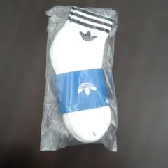 新品未使用！adidas靴下3足組ホワイト 22-24cm