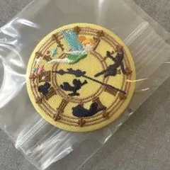 Disney Characters 刺繍缶バッジビスケット2 ピーターパン