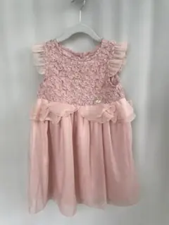 【美品】SLAP SLIP オーガンジー ワンピース ドレス　120cm 結婚式のサムネイル