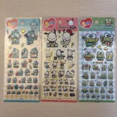 【韓国正規品】【新品】サンリオキャラクター5サイズステッカー 3種セット