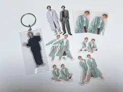 平野紫耀　アクリルキーホルダー　ステッカー フレークシール Number_i