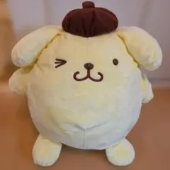ポムポムプリン お耳ひっぱりBIGぬいぐるみ タグ付き！オマケ付き