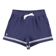 新品　ラルフローレン　ガールズ　S 130 ショートパンツ　ネイビー　紺　短パン