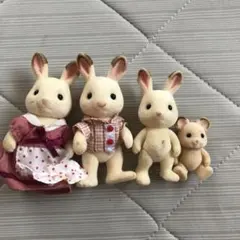 廃盤・ほぼ新品】シルバニアファミリー＊しろねずみファミリー
