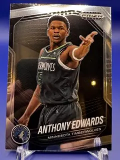 【Prizm Black】Anthony Edwards★ティンバーウルブズ
