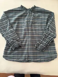 サマンサモスモス　チェク柄　長袖シャツ