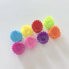ヘアピン お花 カラフル ヘアアクセ