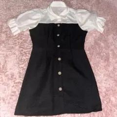 GRL レイヤード風シャツミニワンピース