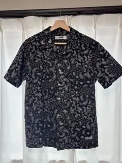 【美品】半袖シャツ 黒 ブラック felkod フィルコッド canbio
