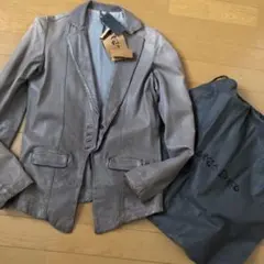 《美品》定価18万 ジョルジオブラット ラムレザー ジャケット