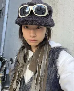 00s 袴スラックス 極太 archive あおばくん着用似 KUUUPY（クーピー）の「Drape Three Tack Hakama Slacks