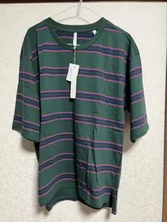 天竺 マルチボーダー Tシャツ